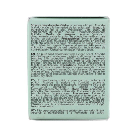 Banbu So Pure Déodorant Solide Naturel 50g