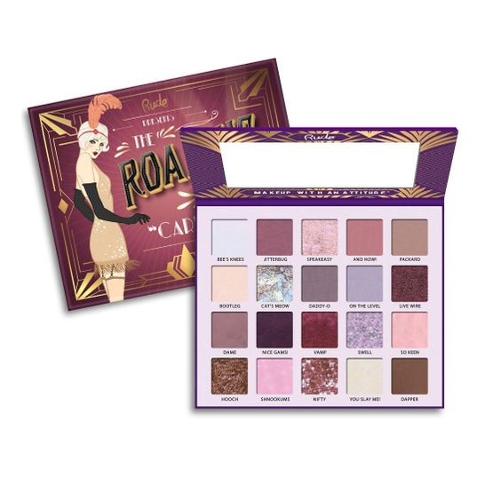 Rude Cosmetics The Roaring 20s Carefree Palette Fards Paupi 30 g