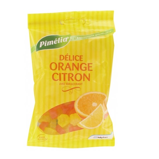 Pimélia Délice Orange Citron Sans Sucre Bio 100g