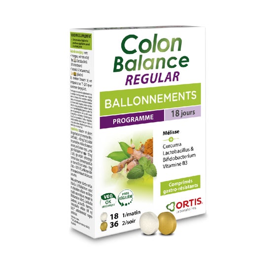 Ortis Colon Balance Regular Ballonnements 54 Comprimés
