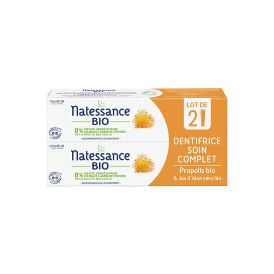 Natessance Dentifrice Soin Complet 2x75ml
