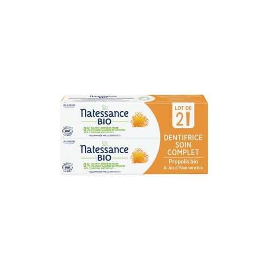 Natessance Dentifrice Soin Complet 2x75ml