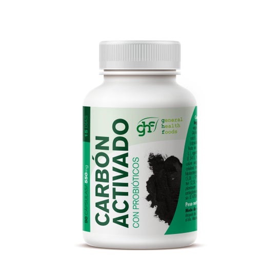 GHF Charbon Probiotique 550 mg 90 capsules