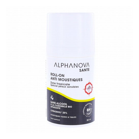 Alphanova Santé Roll On Anti Moustiques Zone Tropicale 40ml