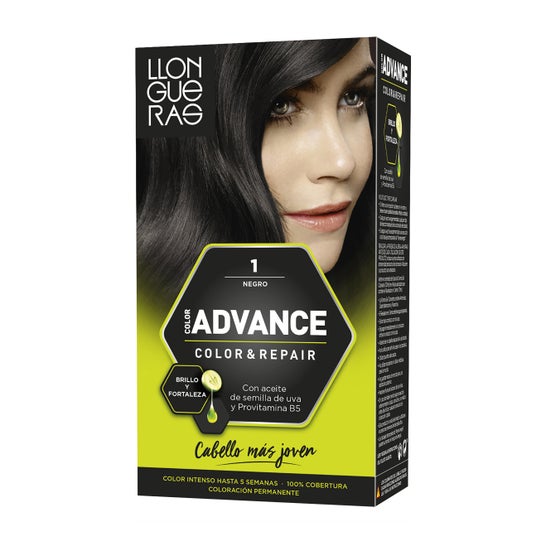 Teinture pour cheveux Llongueras Color Advance N1 Black