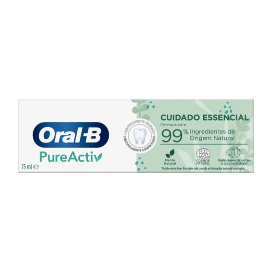 Oral B PureActiv Soin Essentiel Menthe Naturelle 75ml