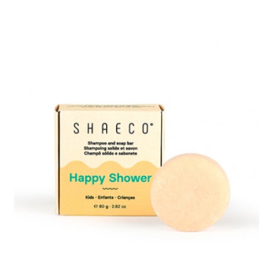 Shaeco Happy Shower Shampooing Savon Solide Enfants 80g