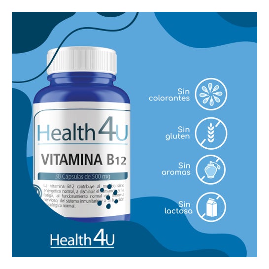 Health 4U Vitamine B12 500mg 30 Capsules