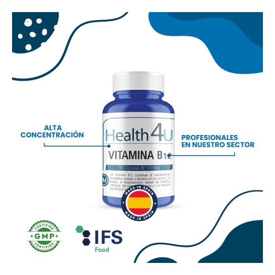 Health 4U Vitamine B12 500mg 30 Capsules