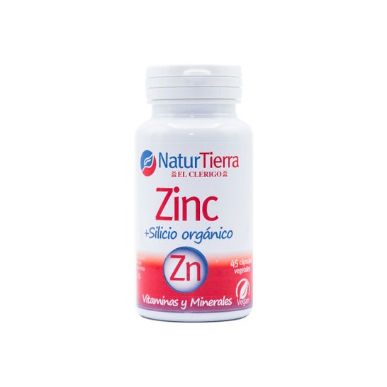Naturtierra Zinc + Silicium Bio 45 Capsules végétales