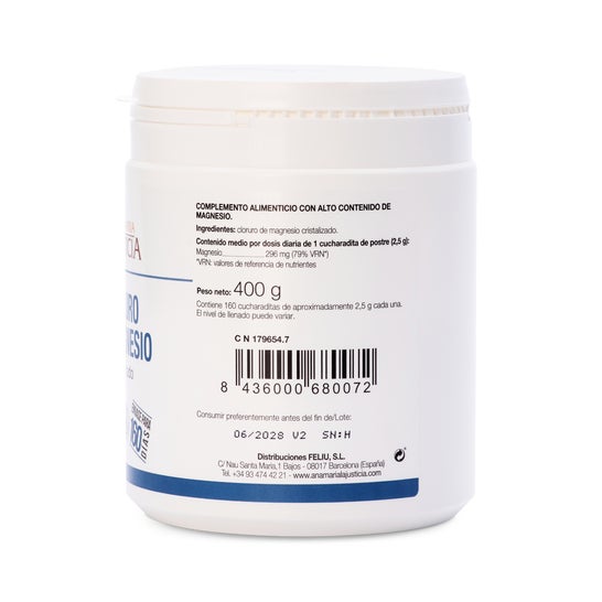 Ana Maria Lajusticia chlorure de magnésium 400g