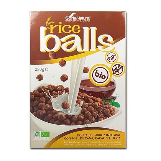 Soria Natural Rice Balls Boules de Riz au Chocolat Bio 1ut