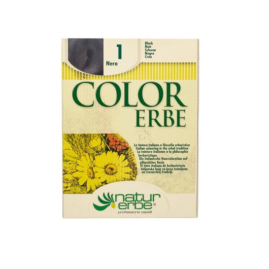 Color Erbe Coloration Noir Nro 1 135ml