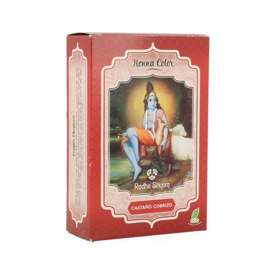 Radhe Shyam Henna Castaño Cobrizo En Polvo *