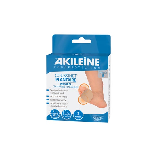 Akileïne Podoprotection Coussinet Plantaire Intégral Taille S x2