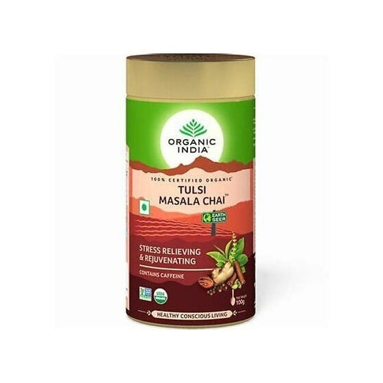 Inde biologique Tulsi Masala Chai 100g