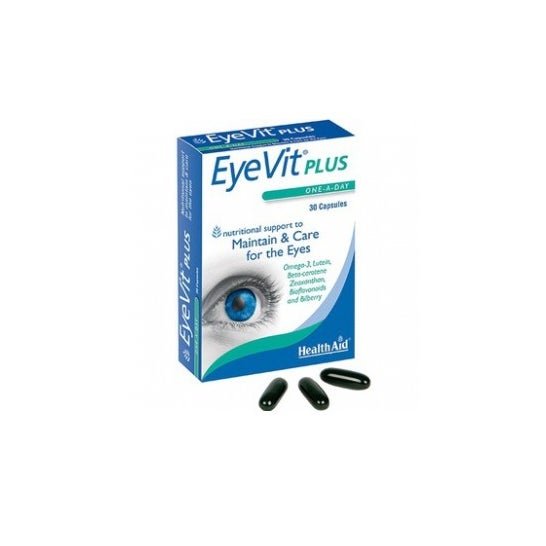 Health Aid Eyevit Plus 30 Caps.