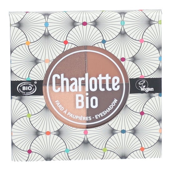 Charlotte Bio Palette Fard à Paupières Nude Brun 4x1.4g