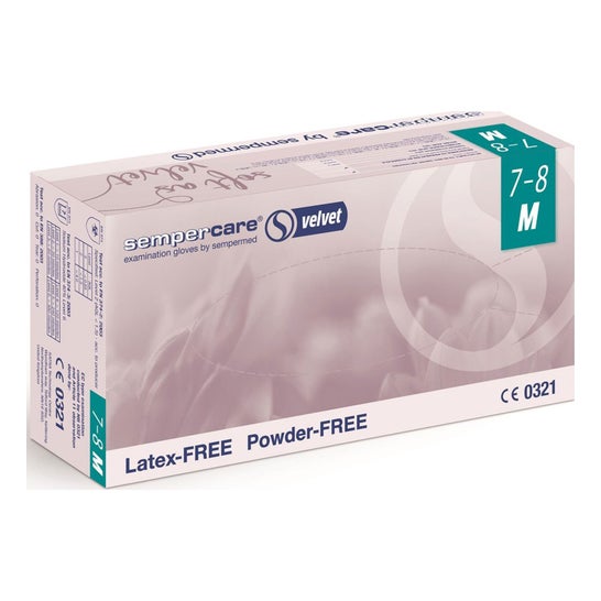 Sempercare Glove Free Powder Latex Size L 100uts