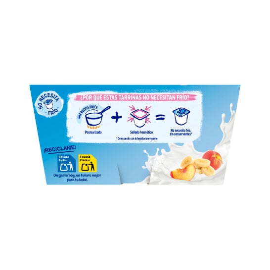 Nestle Yoogolino Pêche Banane 4x100g
