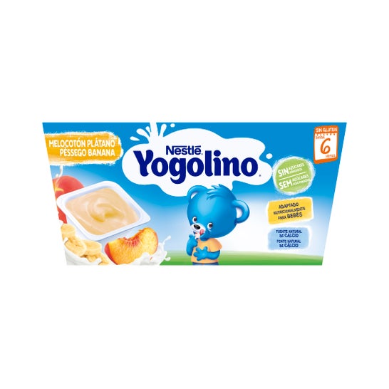 Nestle Yoogolino Pêche Banane 4x100g