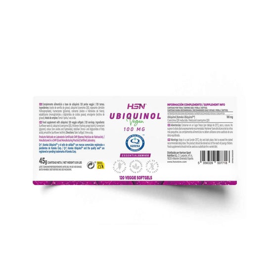 HSN Ubiquinol Kaneka Ubiquinol™ 100mg 120 perlas vegetales