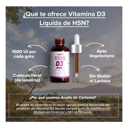 HSN Vitamina D3 Líquida 30ml
