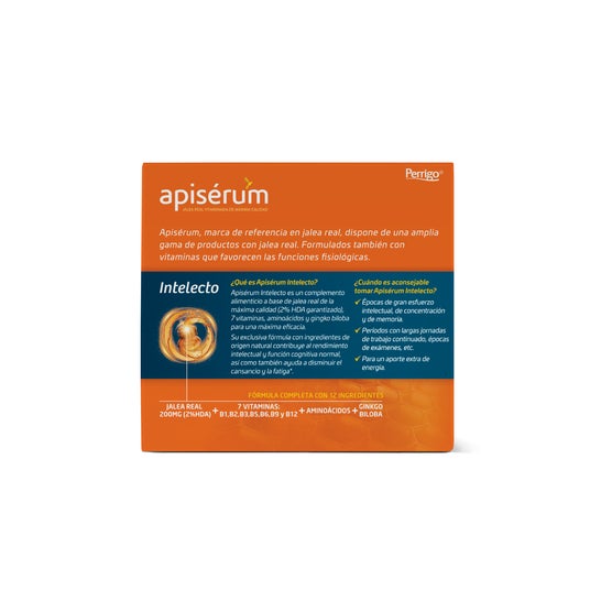 Apiserum Intelecto 18 Flacons