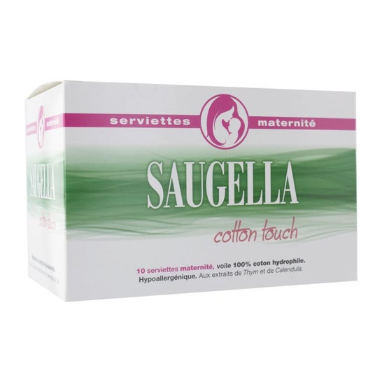 Saugella Cotton Touch 10 Serviettes Maternité
