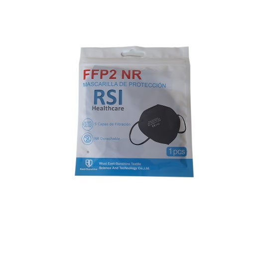 RSI FFP2 Masque De Protection NR Noir