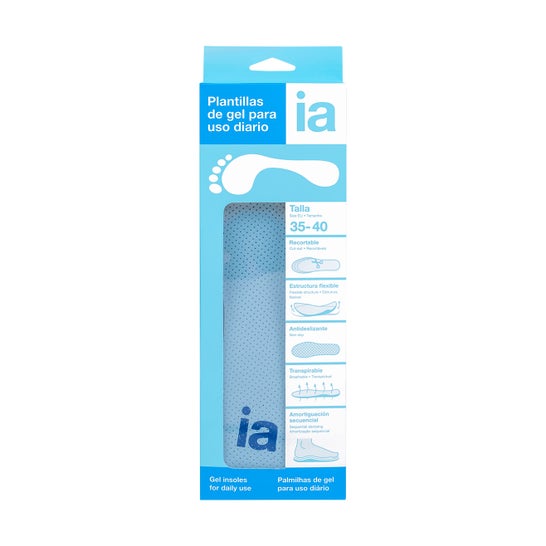 Interapothek Semelles en gel usage quotidien pointure 35-40 2 unités