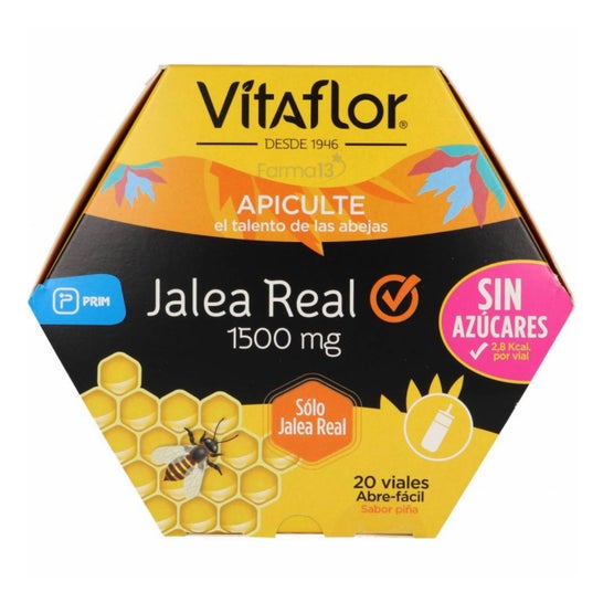 Vitaflor Pure Royal Jelly Sans Sucre 1500mg