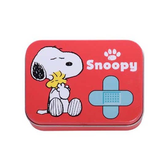 Take Care Boite Pansement Snoopy Rouge 24uts