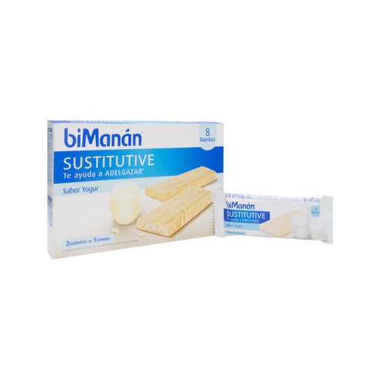 biManán™ Yogur Sustitutive sabor yogur 8 barritas