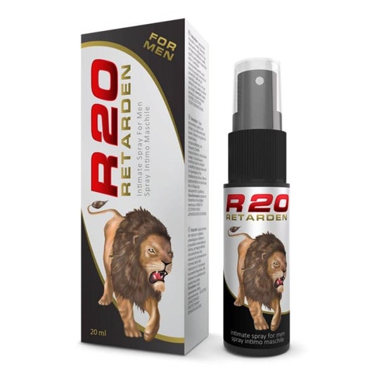 R20 Retarden Spray Effet Froid pour Hommes 20ml
