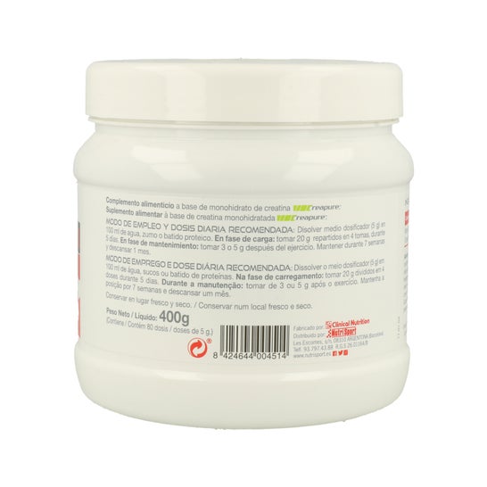 Nutrisport Creatina CN 400 Monohidrato en Poudre 400g