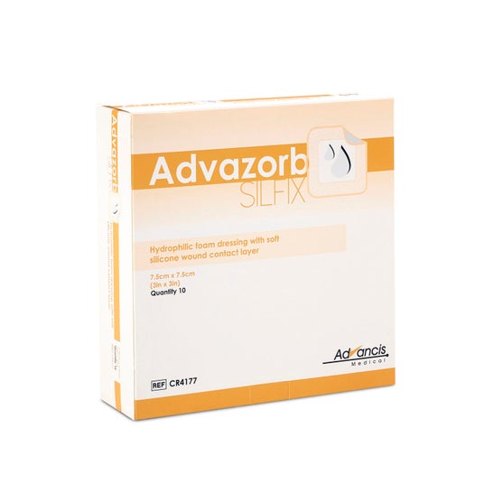 Advazorb Advazorb Silfix Border Pansement 15x15cm 10uts