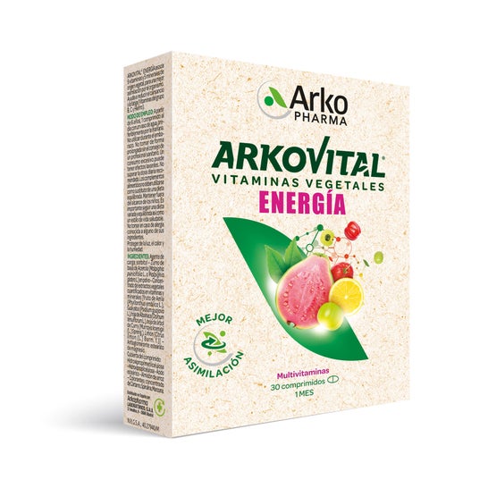 Arkopharma Arkovital Pure Énergie 30 Comprimés