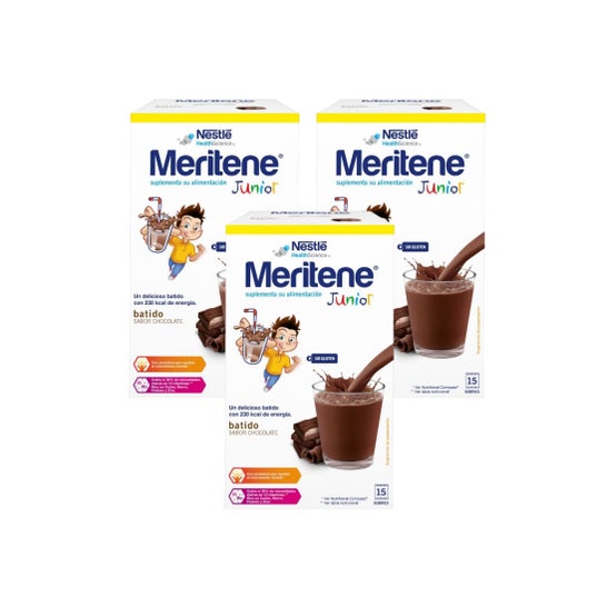 Meritene Junior Boisson Chocolat 3x15 Sachets