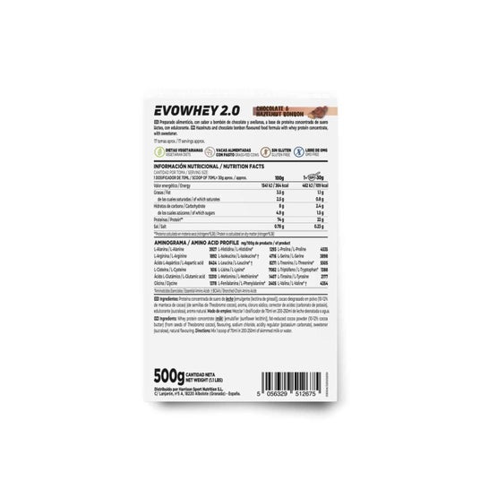 HSN Evowhey Protein Bombón de Chocolate y Avellanas 500g