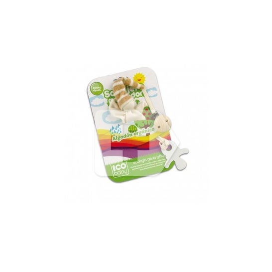 ICO Baby Biting Rattle Rattle Rattle Cotton Organic Cotton