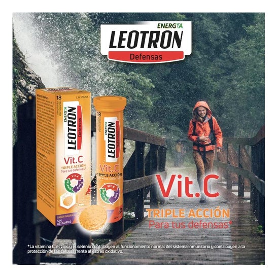 Leotron Vitamina C 18comp efervescentes efervescentes Leotron Vitamina C 18comp efervescentes efervescentes