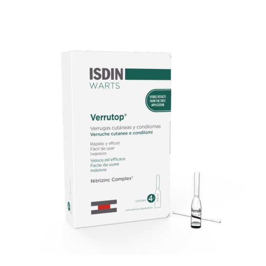 Isdin Warts Verrutop® 0,10ml x 4 Ampoules