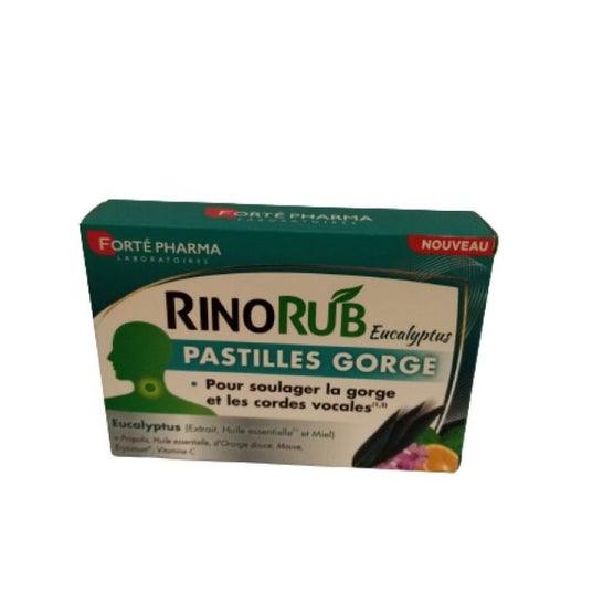 Forté Pharma RinoRub Eucalyptus Pastilles Gorge 20comp