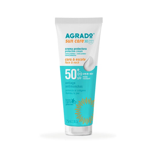 Agrado Crème Protectrice Visage Spf50+ 75ml