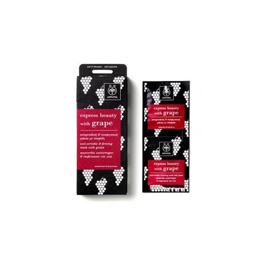 Apivita Express Beauty masque anti-rides masque anti-rides yeux de raisin 2x2ml