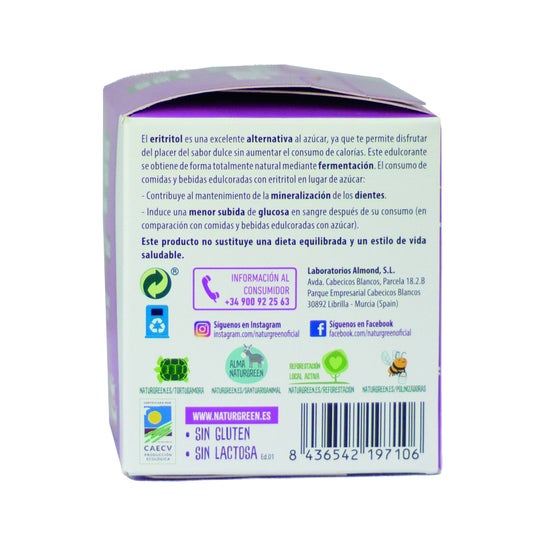 Naturgreen Érythritol Bio Sticks 54x5g