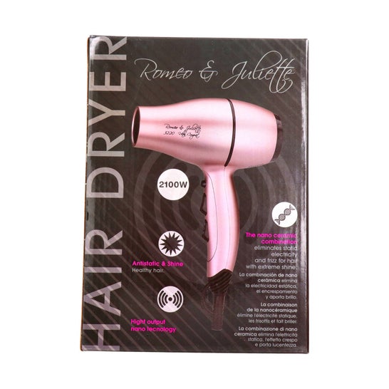 Albi R&J Sèche-Cheveux Ultra Compacte Rose 2100W 1ut