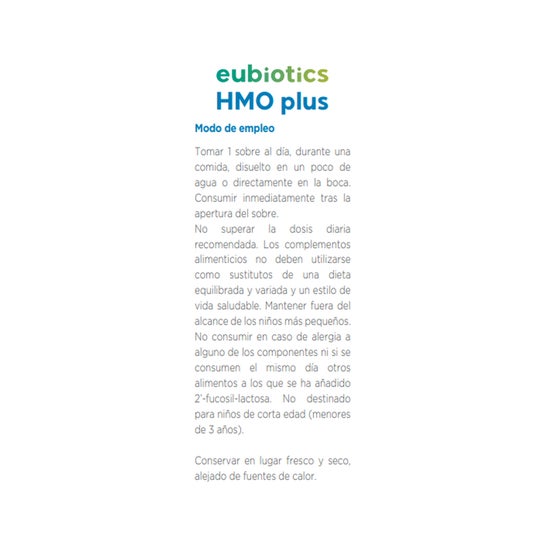 Eubiotics HMO plus 30 sobres