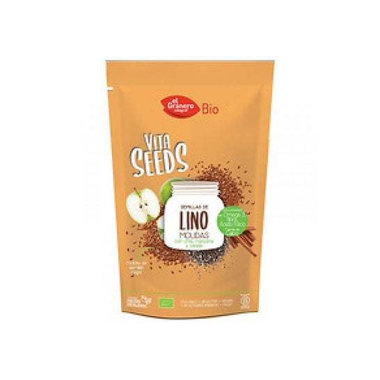 El ganero Integal Linen Chia Pomme Cannelle Bio 200 g